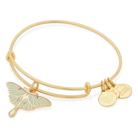 Alex and Ani Jewelry - Alex and Ani Luna Moth Charm Bracelet Gold
